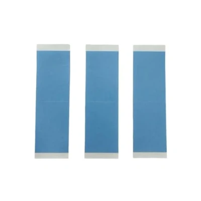 Abbildung von LUTTMANN® Lace Front Blue Liner Straight Strips Haarsystem Derma Tec Hold Tape Klebestreifen 36 Stück, für sämtliche Haarteile, Perücken &amp; Haarsysteme