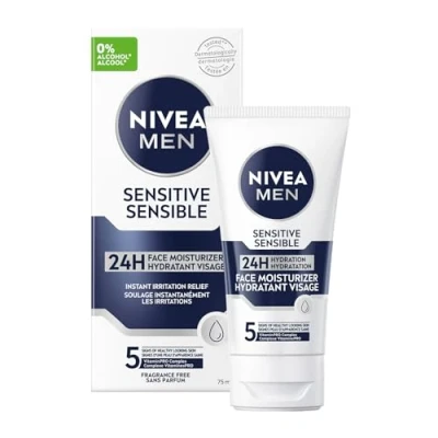 Abbildung von Nivea For Men Sensitive Gesichtspflege, 75 ml