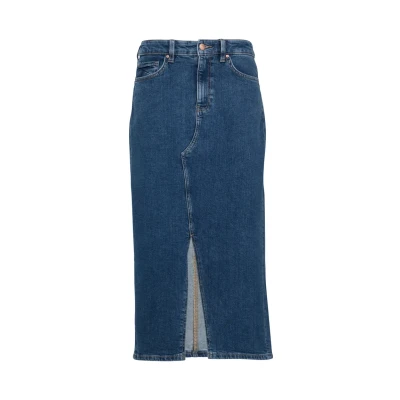 Abbildung von QS Jeansrock, mit Schlitz