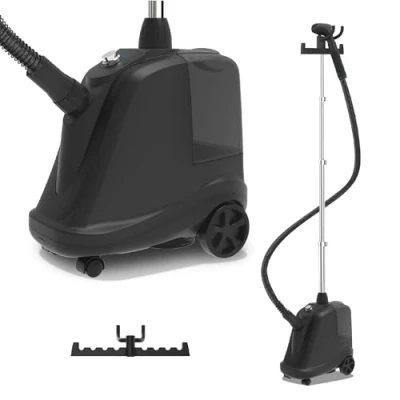 Abbildung von SteamOne Professioneller Steamer &amp; Dampfglätter Vertikaler Dampfbügler mit 3,5l Wassertank Antibakterielle Dampfbürste für Alle Textilarten 2000W T2000B