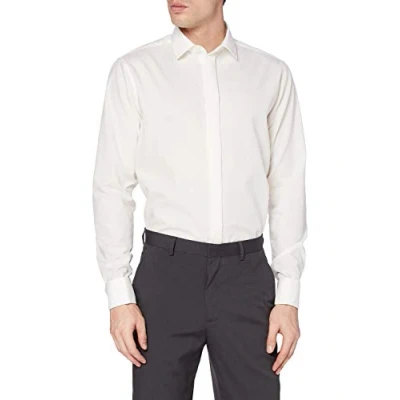 Abbildung von Seidensticker Shaped FIT Hemd offwhite, Herren, Größe: 43, Off white
