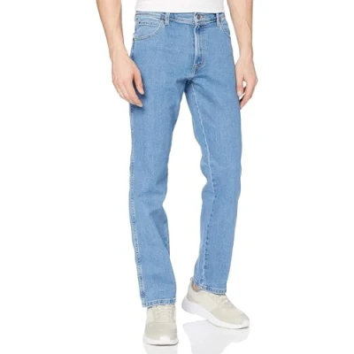 Abbildung von Wrangler Herren Durables Regular Fit Jeans, Light Stone, 36W / 30L