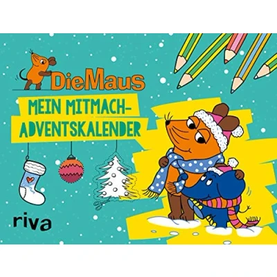 Abbildung von Die Maus Mein Mitmach Adventskalender: 24 Überraschungen zum Malen, Rätseln und Entdecken