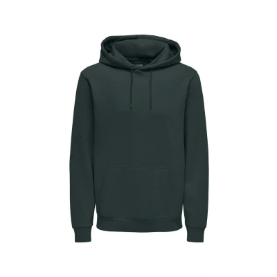 Abbildung von Only &amp; Sons Onsceres LIFE Hooded Kapuzenpullover, Herren, Größe: Small, Grün