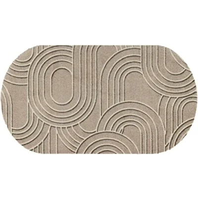 Abbildung von wash+dry Fußmatte, Sand Twist 50x90cm, innen und außen, waschbar