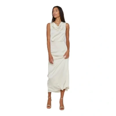 Abbildung von VILA Langes ÄRMELLOSES Ballkleid, Damen, Größe: 40, Birch