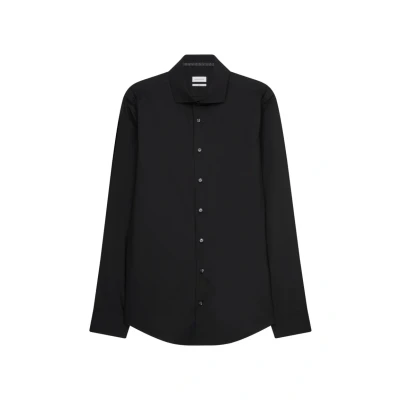 Abbildung von Seidensticker SLIM Spread KENT Patch Businesshemd, Herren, Größe: 38, Black