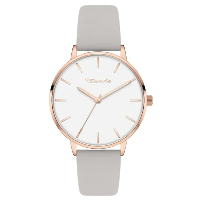 Abbildung von Tamaris Damen Analog Quarz Uhr mit Leder Armband TT 0005 LQ