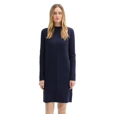 Abbildung von TOM TAILOR Damen 1042995 Kleid, 10668 Sky Captain Blue, 42