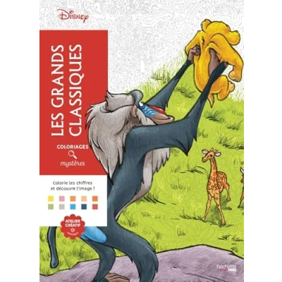 Abbildung von Coloriages mystères Disney Les Grands classiques