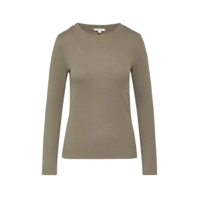 Abbildung von s.Oliver Damen 2156451 Langarmshirt aus Rippware, 8530, 42
