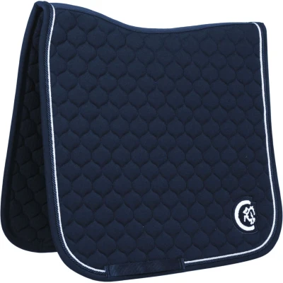 Abbildung von Kentucky Horsewear Schabracke Onion Quilt 3D Logo Dressur Navy