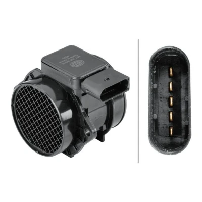 Abbildung von HELLA 8ET 358 095 351 Luftmassenmesser ohne Dichtung HYUNDAI: Coupe II, ix35, KIA: Sportage II