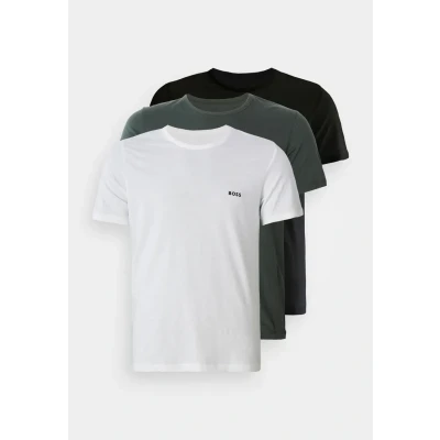 Abbildung von BOSS T Shirt »TShirtRN 3P Classic«, (Packung, 3 tlg.), mit Stickerei