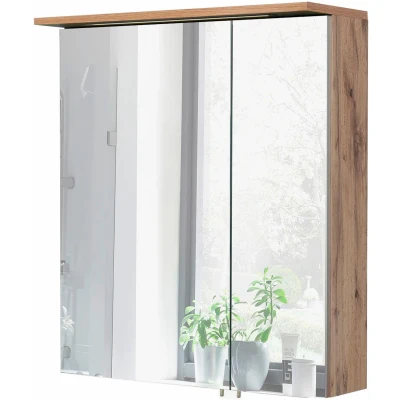 Abbildung von Schildmeyer Spiegelschrank Milan 134891, Eiche Landhaus Dekor, 60,5 x 16 72,3 cm