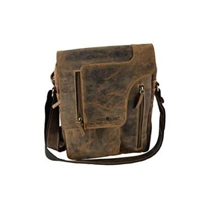 Abbildung von Greenburry Vintage Umhängetasche Leder 25 cm x 10 30 brown