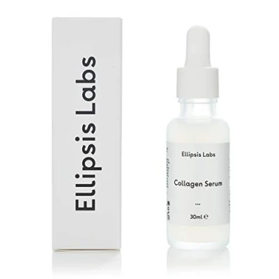 Abbildung von Anti Aging Collagen Serum von Ellipsis Labs, hergestellt mit einem Verfahren gegen Alterserscheinungen und kollagenfördernden Eigenschaften, um feine Linien Falten zu mindern.