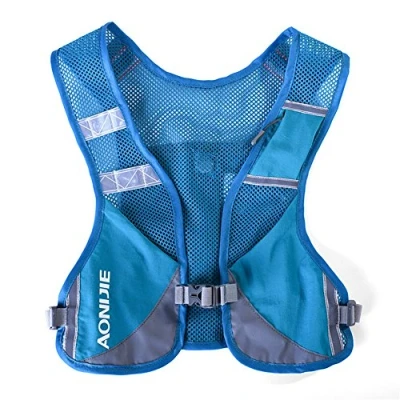 Abbildung von AONIJIE Ultraleicht Trinkrucksack Laufen Marathon Rucksack Getränketasche (Blau)