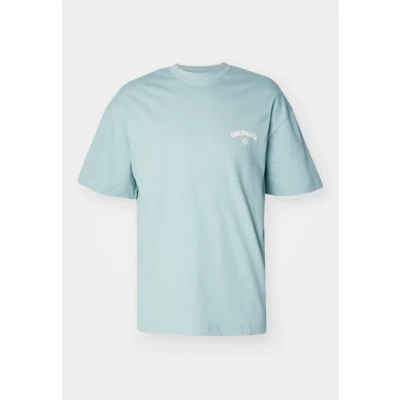 Abbildung von Jack &amp; Jones Jorsantorini BACK TEE CREW NECK Tshirt print, Herren, Größe: Large, Gray mist