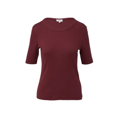 Abbildung von s.Oliver Tshirt basic, Damen, Größe: 40, Bordeaux