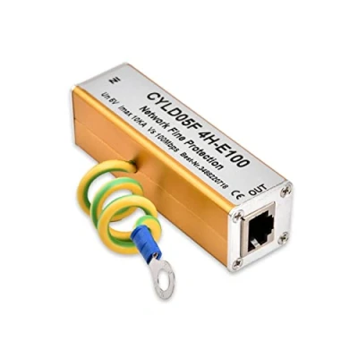 Abbildung von Sonew Surge Protector Blitzschutz, Überspannungsschutz RJ45 RJ11, Netzwerk Blitzschutz Adapter Ethernet (5V)