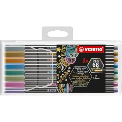 Abbildung von STABILO Fasermaler Premium Metallic 8er Pack