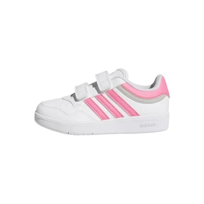 Abbildung von adidas Hoops 4.0 Shoes Sneaker, FTWR White/pink Fusion/Grey Two, 28 EU