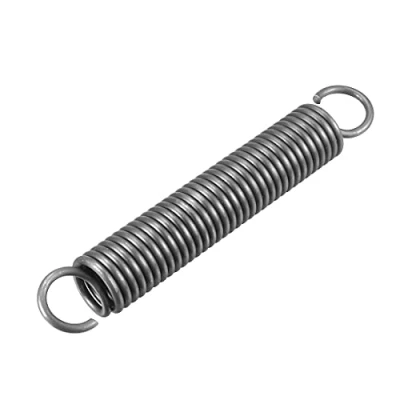 Abbildung von sourcing map Zugfeder 2,5mm Drahtdurchmesser,18mm Außendurchmesser,120mm freie Länge Federstahl Kleine Doppelhaken