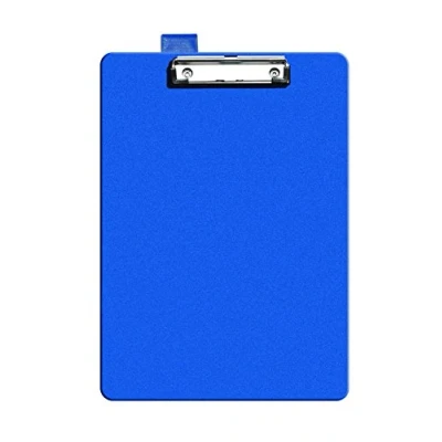 Abbildung von Seco A4+ PVC beschichtetes Klemmbrett mit robustem Clip Blau