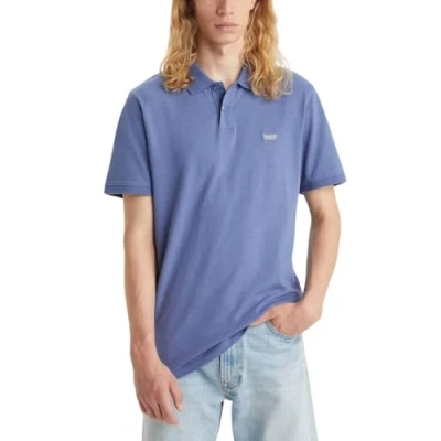Abbildung von Levi&#039;s Housemark Quarter Tipping LEMO Poloshirt, Herren, Größe: Medium, Coastal fjord