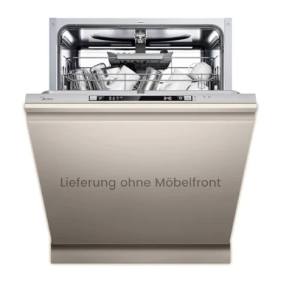 Abbildung von Midea SV 5.14K14C Geschirrspüler Vollintegriert 60cm, 14 Maßgedecke, Spülmaschine Unterbaufähig mit WIFI, 8 Programme, 44 dB, Automatische Türöffnung, 0 24H Startverzögerung, Inox