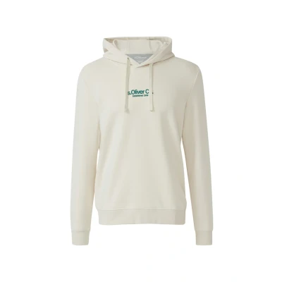 Abbildung von s.Oliver MIT Label Kapuzenpullover, Herren, Größe: XL, Creme