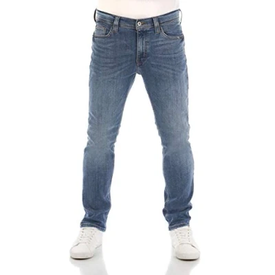 Abbildung von Mustang Vegas Jeans Slim Fit, Herren, Größe: 34x30, Denim blue
