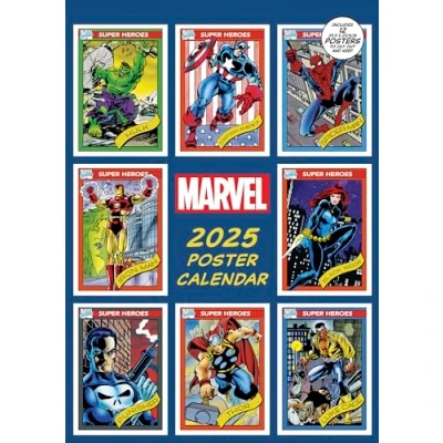 Abbildung von Pyramid Marvel 2025 Posterkalender, 29,7x42cm, Superhelden Filmkalender, je Monat ein Poster, nachhaltig nur mit Papierumschlag