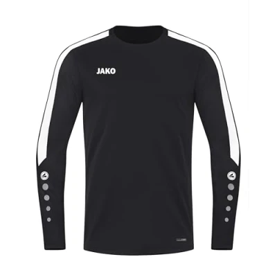 Abbildung von JAKO Fussball Power Sweatshirt, Herren, Größe: Large, Schwarzweiss