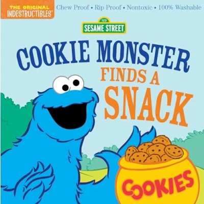 Abbildung von Indestructibles: Sesame Street: Cookie Monster Finds a Snack: Chew Proof · Rip Nontoxic 100% Washable (Book for Babies, Newborn Books, Safe to Chew)