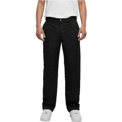 Abbildung von Urban Classics Accessoires Workwear Chino, Herren, Größe: 28, Black