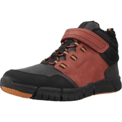 Abbildung von Geox J Flexyper Boy B Abx Ankle Boot, Wine/Black, 40 EU