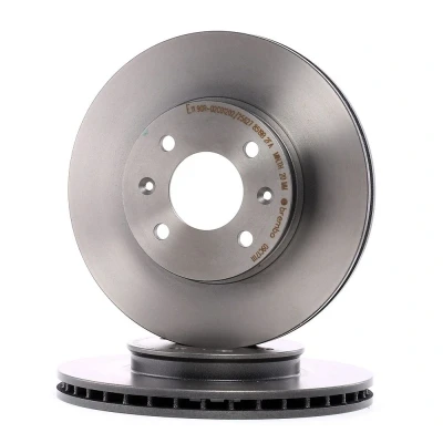 Abbildung von BREMBO COATED DISC LINE 09.C171.11 Bremsscheibe 256 22 4 innenbelüftet beschichtet mit Schrauben HYUNDAI: i20 II Hatchback, KIA: RIO 3