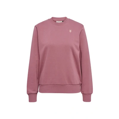 Abbildung von Hummel Pulse Crewneck Sweatshirt, Damen, Größe: Large, Wistful mauve
