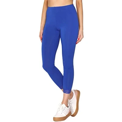 Abbildung von Merry Style Damen 7/8 Leggings mit Spitze MS10 342(Kobalt,L)