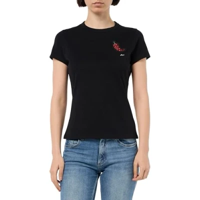 Abbildung von BOSS Endora Tshirt print, Damen, Größe: Medium, Black