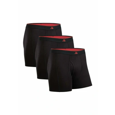 Abbildung von DANISH ENDURANCE 3er Pack Bambus Boxershorts Herren, Atmungsaktive Unterhosen Mit oder ohne Eingriff Schwarz L
