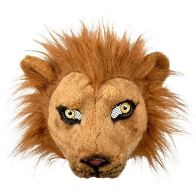 Abbildung von Boland Plüsch Halbmaske, Einheitsgröße, Gesichtsmaske, Tiermaske, Fellmaske, Accessoire, Kostüm, Verkleidung, Karneval, Fasching, Mottoparty