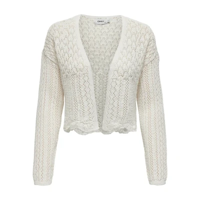 Abbildung von ONLY Onlnola LIFE OPEN Cardigan Strickjacke, Damen, Größe: XS, Cloud dancer