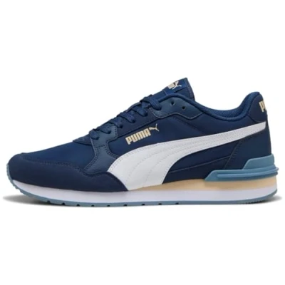 Abbildung von Puma Runner V4 Unisex Sneaker low, Größe: 40.5, Persian blue/white Lederimitat/textil