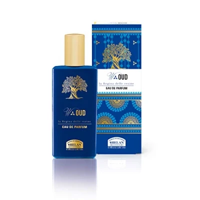 Abbildung von Helan, W Oud Eau de Parfum für Damen und Herren, tiefes umhüllendes Intensiver Duft mit Noten von Kardamom, Weihrauch, Pfingstrose Safran Holz, Bernstein Moschus, 50 ml