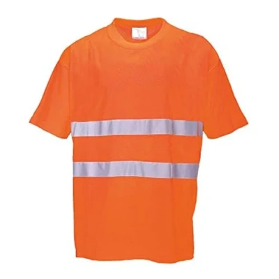 Abbildung von Portwest Baumwoll Comfort T Shirt, Größe: L, Farbe: Orange, S172ORRL