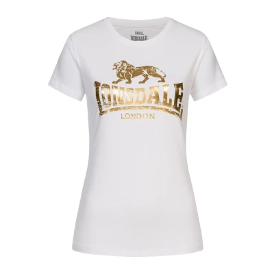 Abbildung von Lonsdale Bantry Tshirt print, Damen, Größe: Small, White
