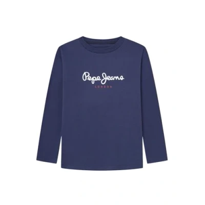 Abbildung von Pepe Jeans Langarmshirt für Kinder, Größe: 176, Navy